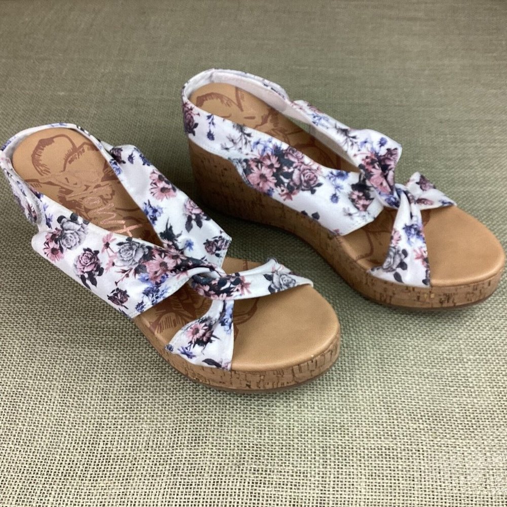 Blowfish Malibu Palmo Botanical Wedge Sandals
